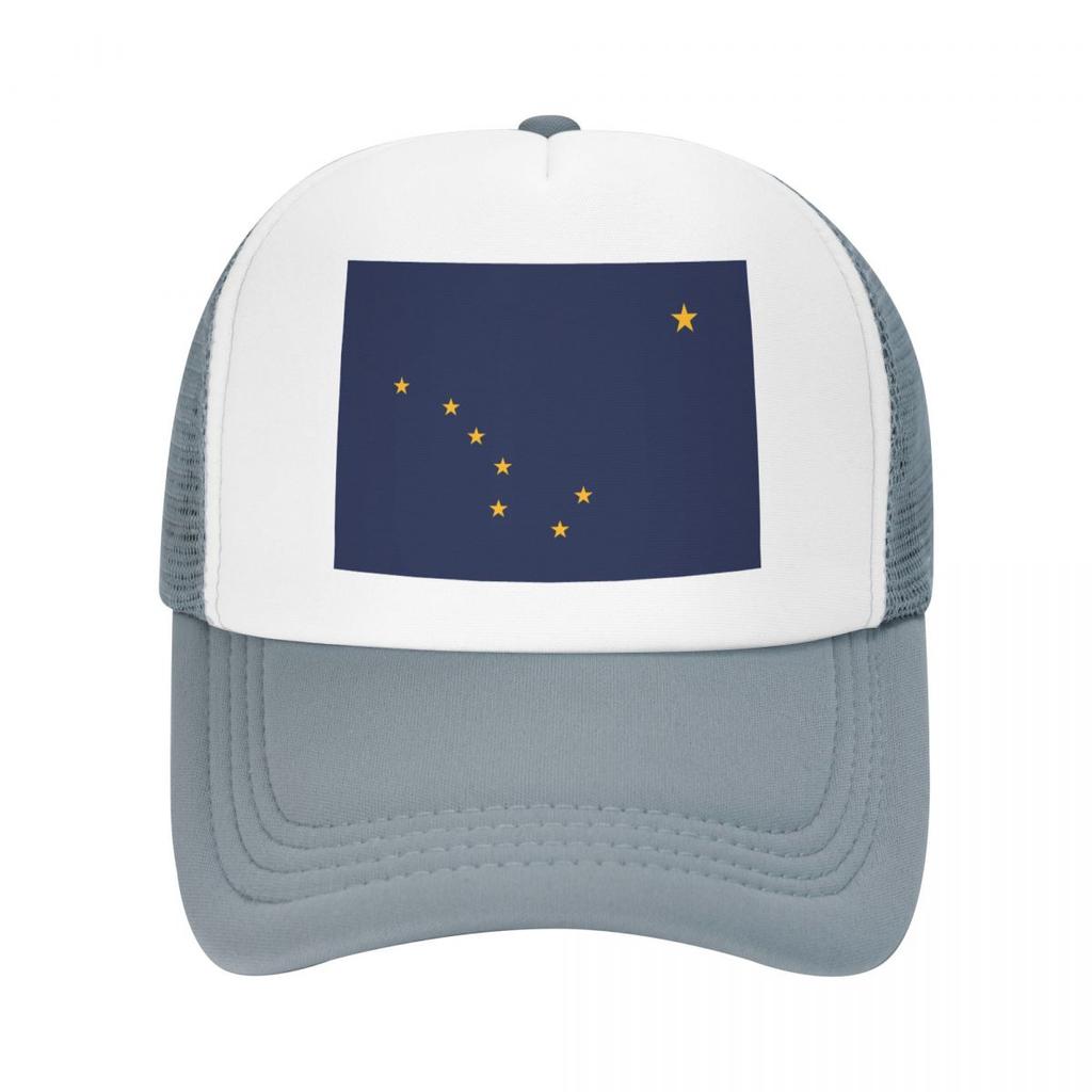 Flag Of Alaska Unisex Cap Casual Plain Baseball Cap Adjustable Snapback Trucker Hats For Women Unisex