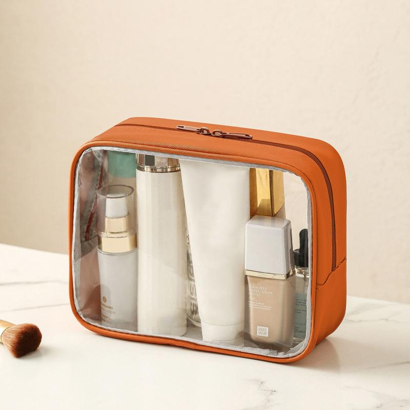 Transparent Beauty Kit Essential Waterproof See-Through Makeup Case Easy To Clean Travel Bag for Personal Care