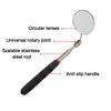 50mm Detection folding mirror 360° rotating reflector universal auto repair tool accessory telescopic bottom inspection mirror