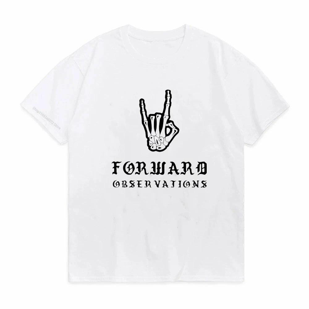 Футболка унисекс Forward Observations Group, летняя футболка с круглым вырезом, туман, смерть, скелет, сатана, поп-одежда унисекс, топы