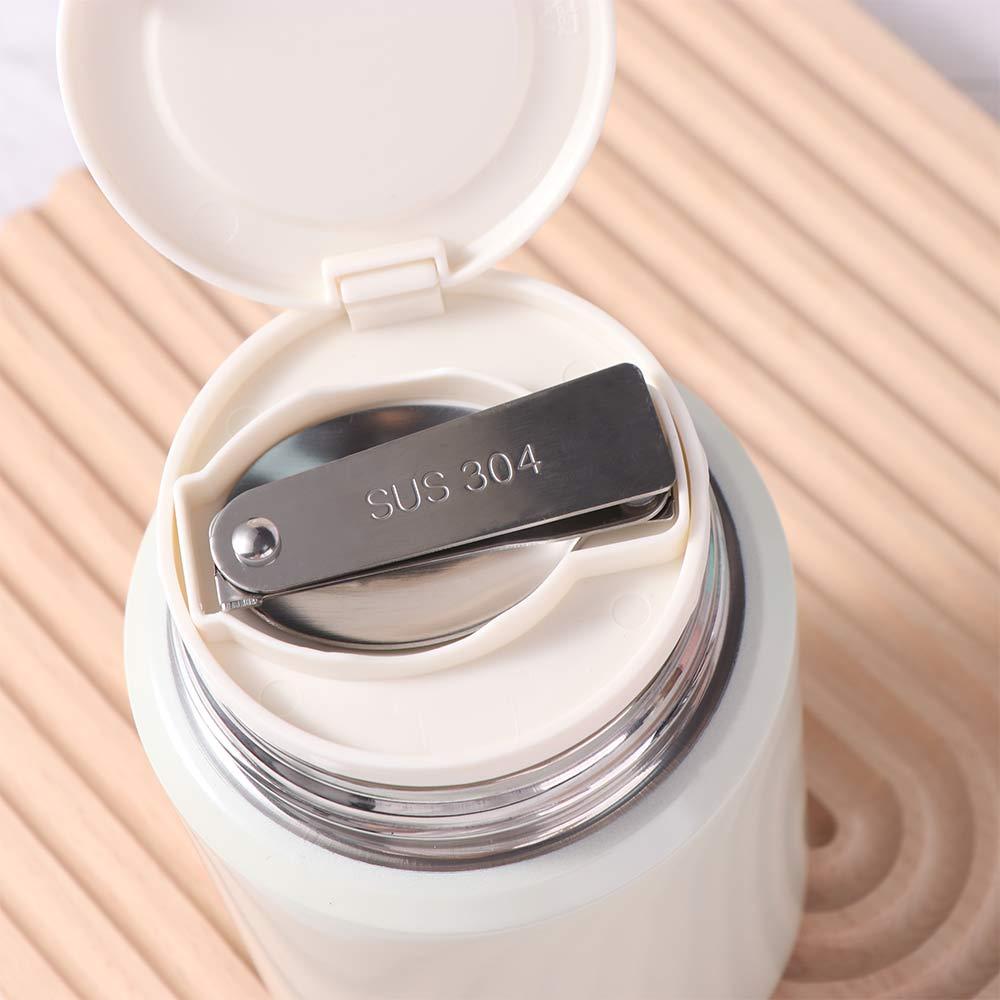 Solid Color Mini Thermos Cup Sending Thermal Water Bottle Portable Vacuum Flask Coffee Tea