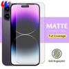 Матовая защитная пленка из закаленного стекла с полным покрытием для Apple iPhone 14 13 12 Mini 11 Pro Max 7 8 6 Plus XR XS Max X матовая защитная пленка для экрана