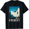 Ретро Постер Путешествия Восхождение на Эверест Подарок Футболка
