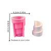 Silicone Crafting Mold Geometric Candle Holder Moulds Silicone Candle Stand Molds Silicone Texture Hand-Making Molds