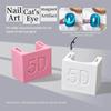 Nail Art Magnetic Stick White Pink Nail Art 5D Automatic Magnet Suitable For Diy Cat Eye Gel Nail Polish Manicure Tools