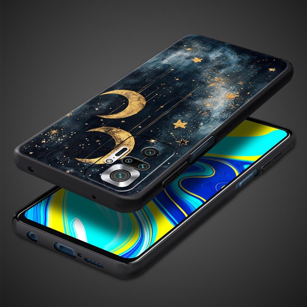 Fashion Starry Sky Stars Phone Case Cover for Redmi 14C 10C Note 15 14 13 12 10 11 K40 Pro Plus Soft TPU Shockproof Shell Fundas