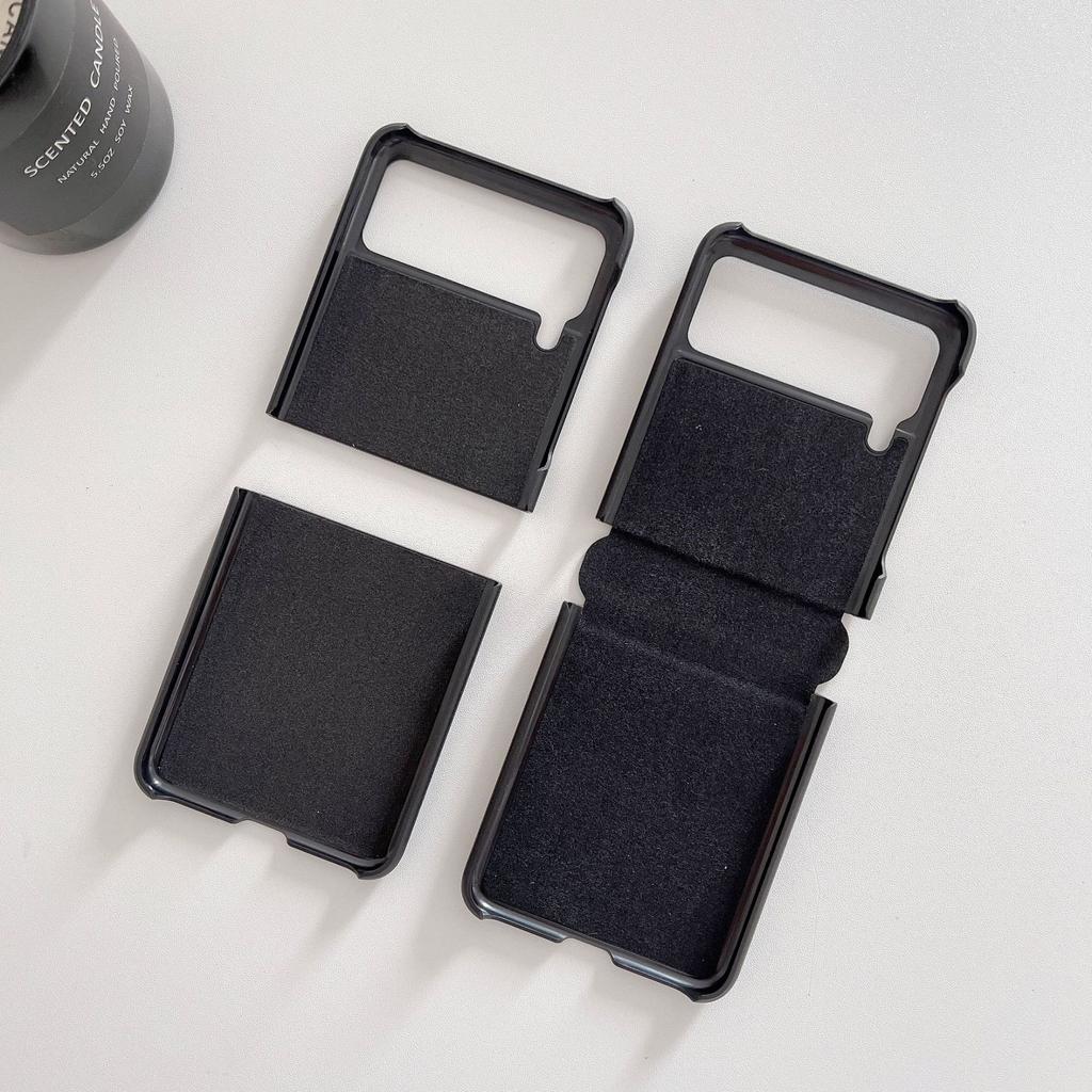 Чехол с личи для Samsung Galaxy Z Flip 4 3 5g, модный чехол 2022 года, противоударный роскошный кожаный чехол + чехлы для ПК для Flip4 Flip3