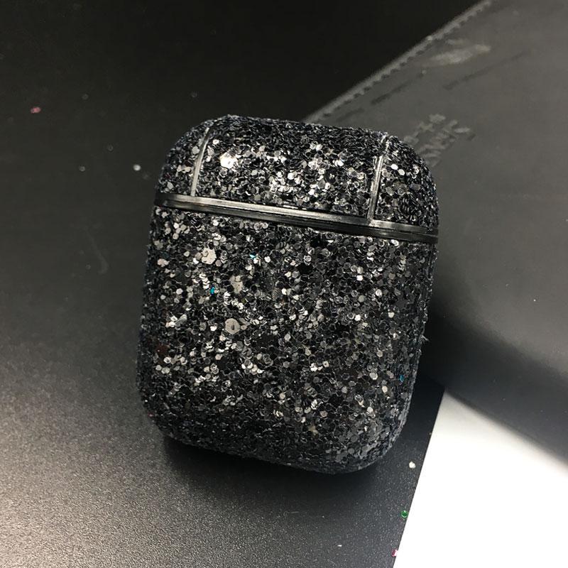 Bling Bling Гарнитура ПК Защитный чехол для Airpods 1 2 Bluetooth Наушники Защитный чехол для ПК Airpods