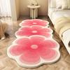 Коврик для пола Yousheng Сверхтонкие синтетические волокна Быстрая очистка Уход Ковер для зоны Противоскользящее ламинированное покрытие Мягкий ковер с низким ворсом