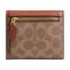 Coach 11 Мила Иконический кошелек с клапаном Женский кошелек Коричневый Карамель CAT56-B4XHG