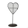 Iron Wire Heart Shape Stand Succulent Pot Standing Planter Plant Holder 17cm