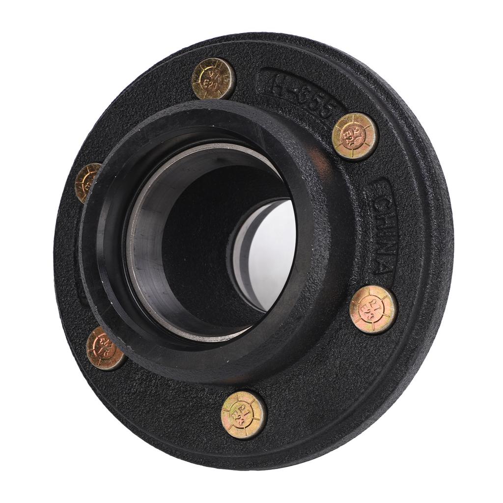 14PCS Trailer Wheel Hub Kit 6 Lug 6 On 5.5in High Load Capacity Metal Axle Bearing Kit for 5200 to 6000 Lbs Trailer Axle