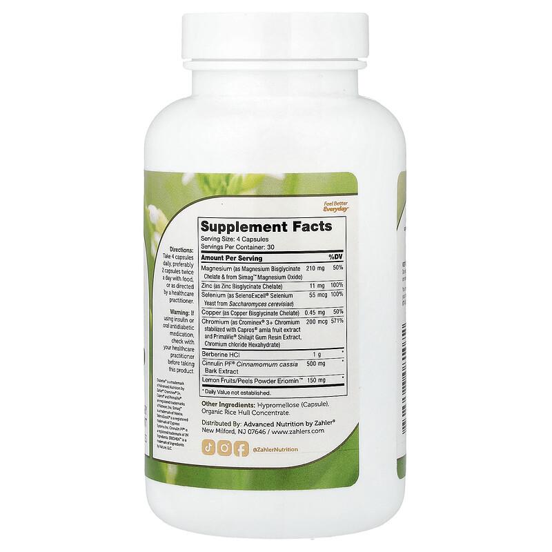 Diabetter™, Advanced Glucose Support, 120 Capsules