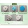 Long Handle Electric Bath Brush Portable Back Rub Bath Brush Soft Hair Bath Brush  Dorm Room