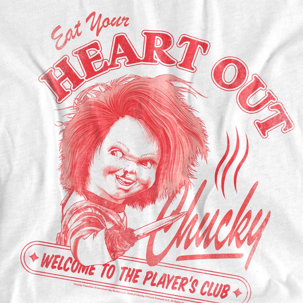 Chucky Unisex Adult Eat Your Heart Out T-Shirt