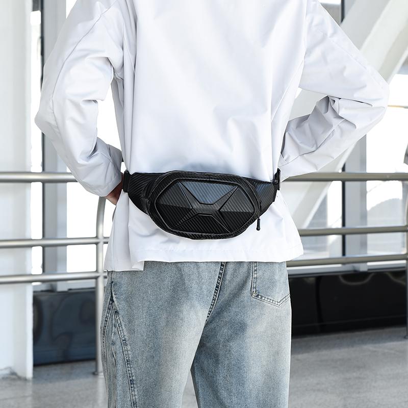 Fashion Waterproof Ride Waist Packs Solid Color Fanny Pack Unisex Belt Bags Casual Travel Storage Phone Chest Pack Crossbody Bag