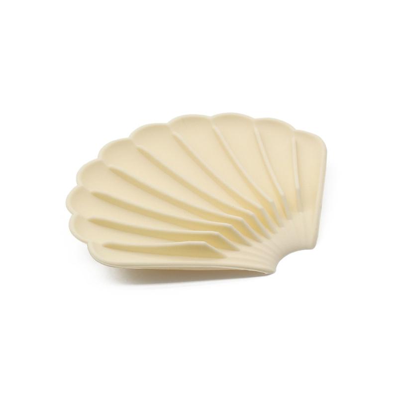 Силиконовые мыльницы, противоскользящий держатель в форме ракушки, держатель для хранения мыла, поднос для тарелки, принадлежности для ванной комнаты