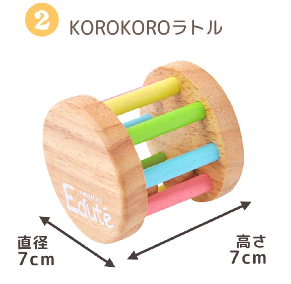 Подарочный набор для младенцев Утка Соска-погремушка для прорезывания зубов Погремушка Деревянная игрушка 0 лет Подарок для младенца Детское образование
