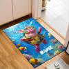 Custom Name Princess Pig's Royal Adventure Rug Game Carpet, Floor Mat for Bedroom Living Room Entryway Rug, Home Decor Gift for Christmas birthday