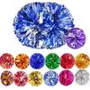 Multicolors Kids Game Pom Poms 25cm Cheering Ball  Dance Party Concert Decorator