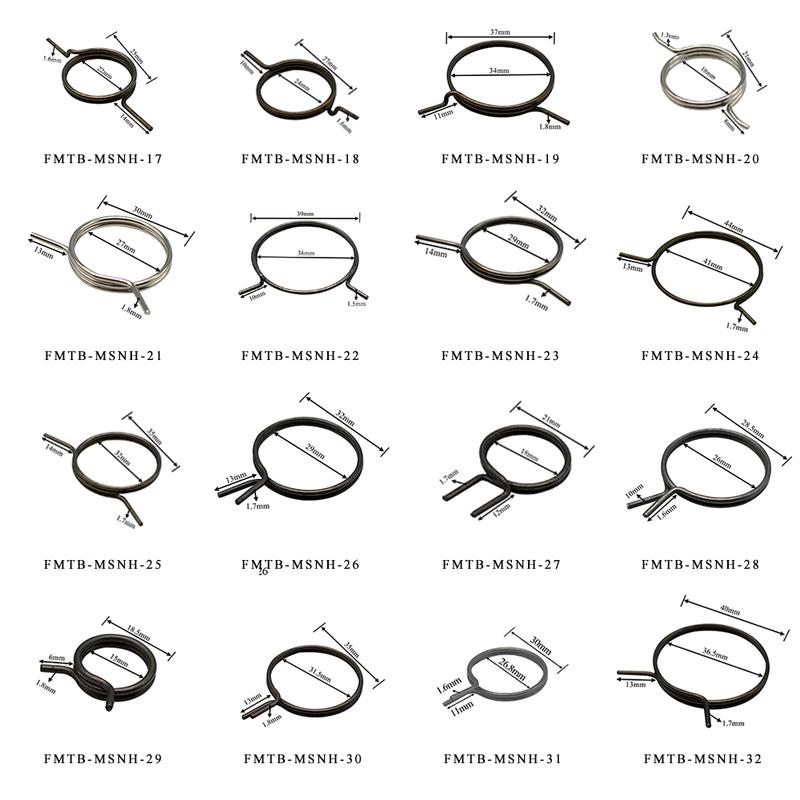 10Pcs The handle torsion spring Anti-theft door lock spring Electronic lock spring Various specifications torsion spring