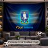 Wall Hanging Tapestry Custom NameSheffield Wednesday FC Pattern Personalized Printed Fabric Wall Decor