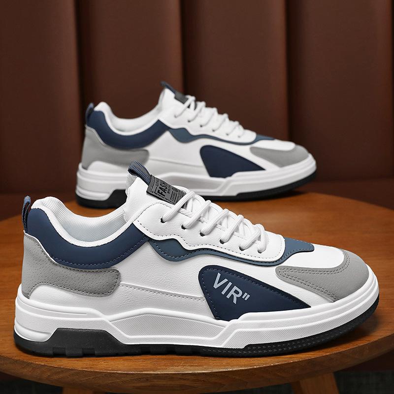 Fashion Men Casual Flats Shoes 2024 New Waterproof Wear-resistant Sneakers Male Student Board Shoe Non Slip Jogging Shoes Tenis