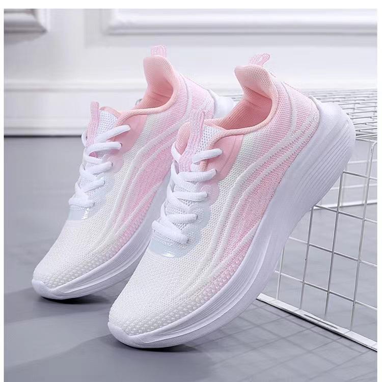 Женская обувь, новые кроссовки для активного отдыха, летающие, тканые, дышащие, повседневные, легкие, кроссовки для бега, обувь для ходьбы, дорожная обувь