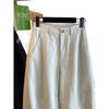 Women Loose Casual Pants High Waist Wide Legs Trousers Korean Fashion Versatile Straight