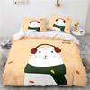Cartoon 3d King Rabbit Printed Bedding Set Bed Linen Children Bedclothes Duvet Cover Sets Pillowcase Twin Full Queen King Size