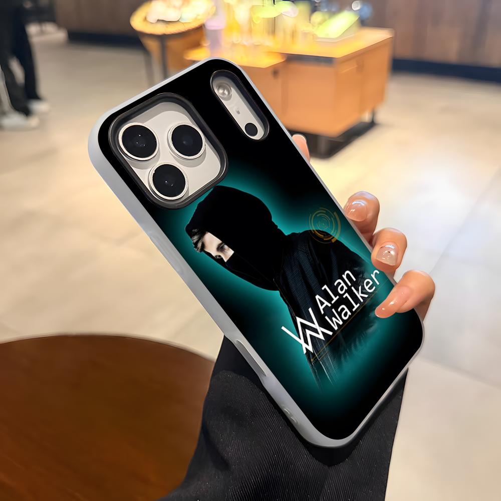 Чехол для телефона DJ Алан Уокер для iPhone 17 Air 16 E 15 14 Plus 13 12 11 Pro Max Желейный 2-в-1 Защитный чехол
