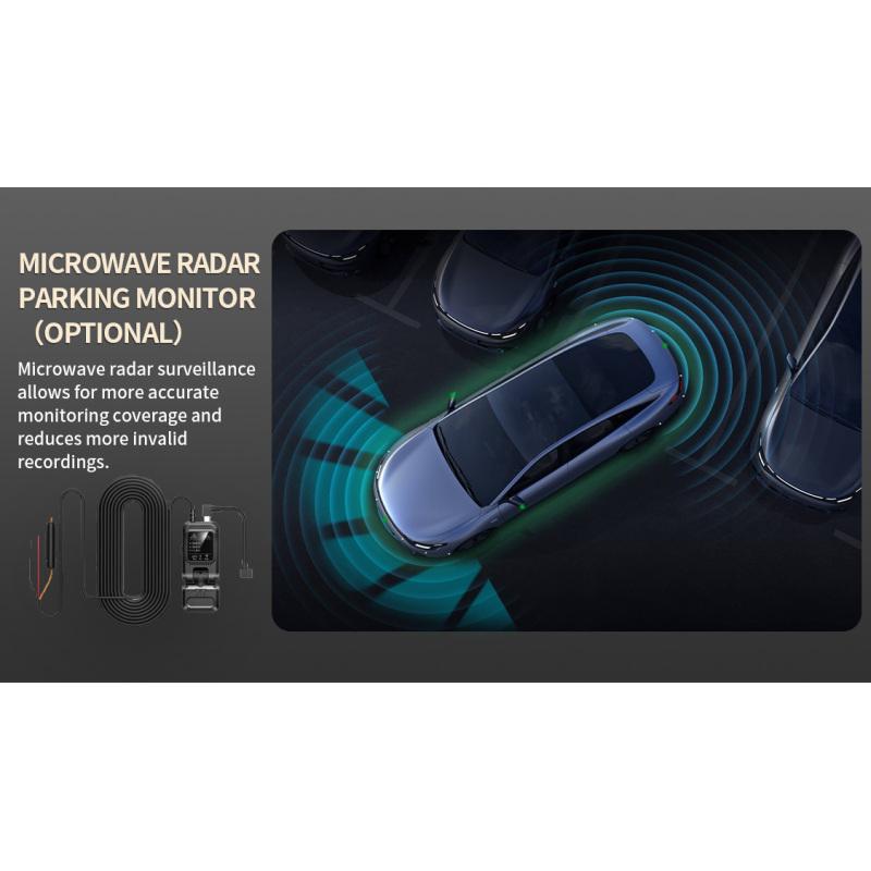 TiESFONG 360 Dash Cam M8S 4CH HD 4*1080P для автомобильного видеорегистратора 24H парковочный монитор видеорегистратор ночное видение WiFi встроенный GPS 256 ГБмакс