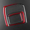 AIRSPEED Toyota Supra GR A90 A91 MK5 Exclusive Real Hard Carbon Fiber Accessory Parts Car Storage Box Switch Decoration Frame Sticker Stylish Decal