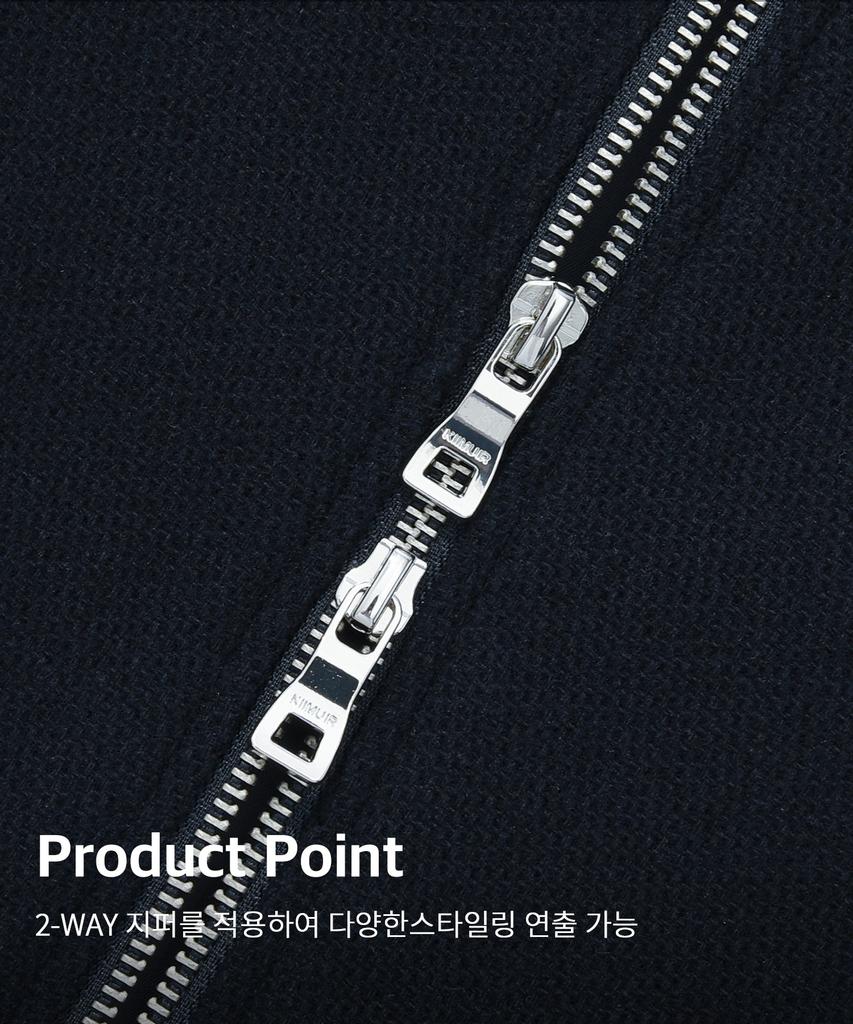 Киимуир Шерстяная окантовка Бейсбольная куртка Dw_Navy