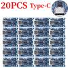 20/50PCS Type-c/Micro USB 5V 1A 18650 TP4056 Lithium Battery Charger Module Charging Board With Protection Dual Functions 1A