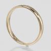 TIFFANY&Co. Notes Lucida Ring K18 Pink Gold #9.0(US Size) 3.2g mens Used