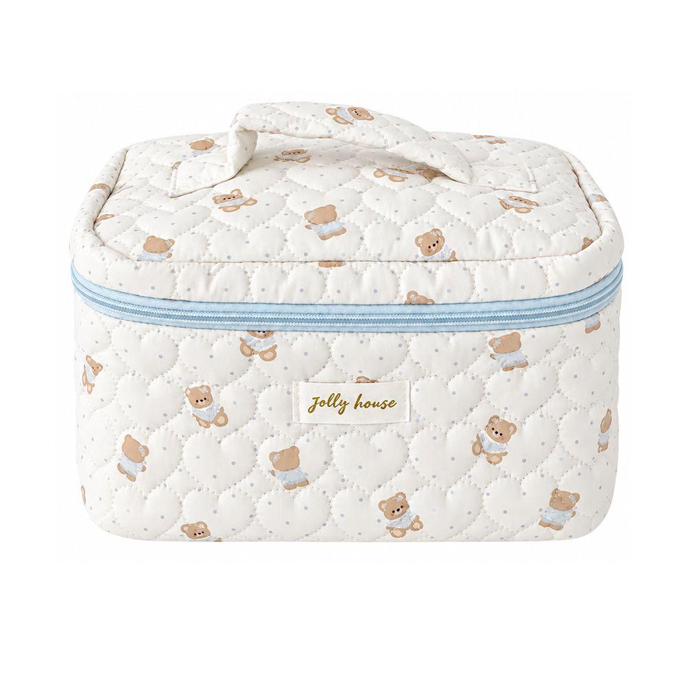 Lightweight Cartoon Bear Makeup Bag Large Capacity Toiletry Pouch Business Trips