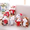 Christmas Edition Cute Talking Hamster with Random Style Scarf Electric Plush Toys Children's Best Friend