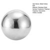 6 Pcs Stainless Steel Decorative Balls Metal Hollow Balls Smooth Gazing Mirror Ball