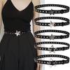 Hip Hop Gothic Leather Belt Punk Waist Band Fashion Pin Buckle Waistband For Women Man
