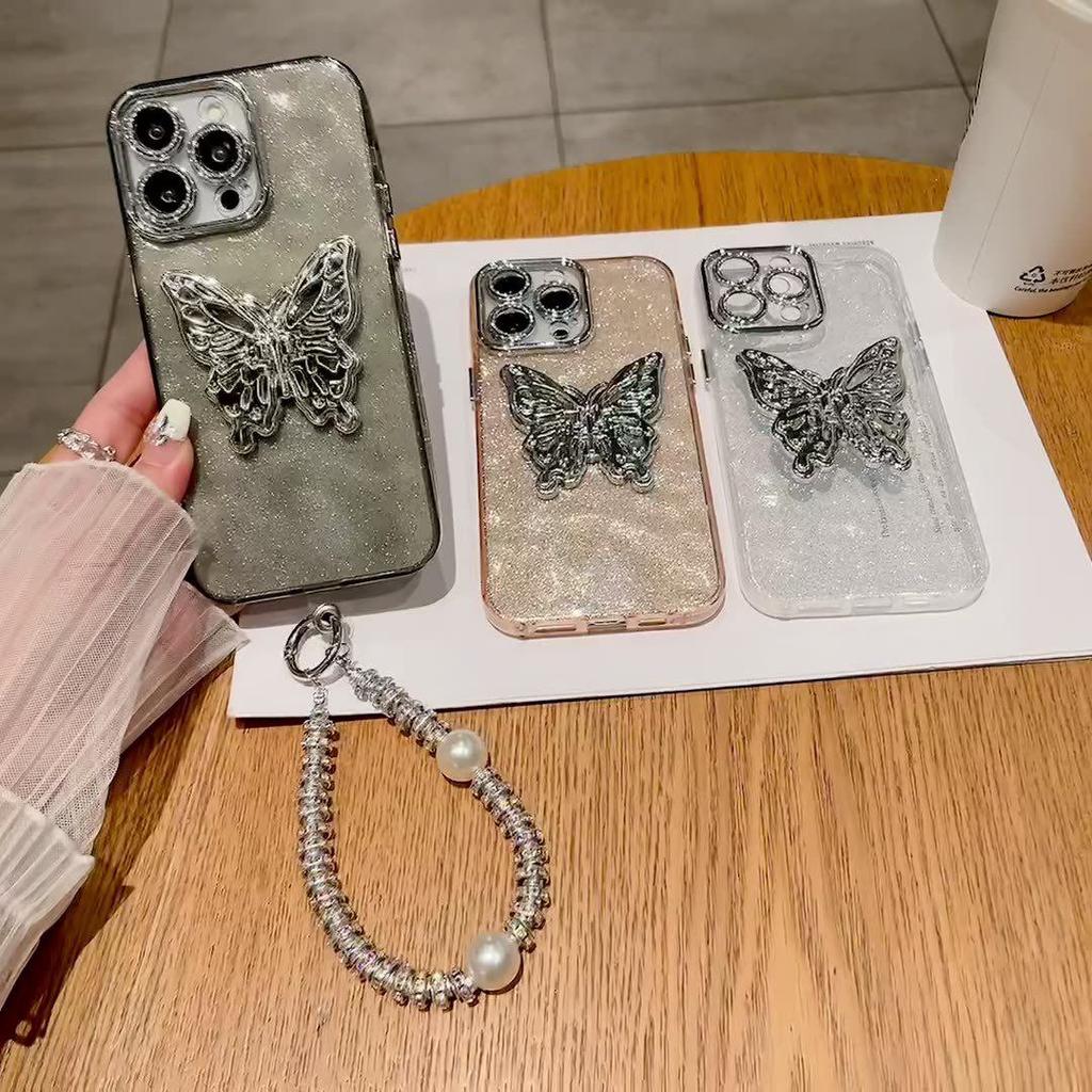 Feather Yarn IMD Lens Apple 14 Case, iPhone 15 Bracelet 13 Pro Max Silicone Hard Shell