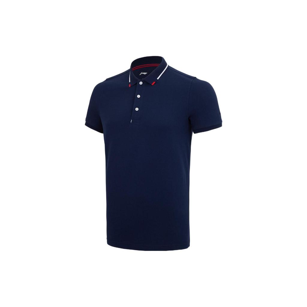 Li-Ning Sports Life Series Casual Sports Polo Shirt Men Tops Deep-Blue APLQ161-2