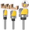 1/3Pcs 6mm/6.35mm/8mm Shank Bowl And Tray Template Wood Router Bits Trimming Machine Milling Cutter Woodworking Router Bits