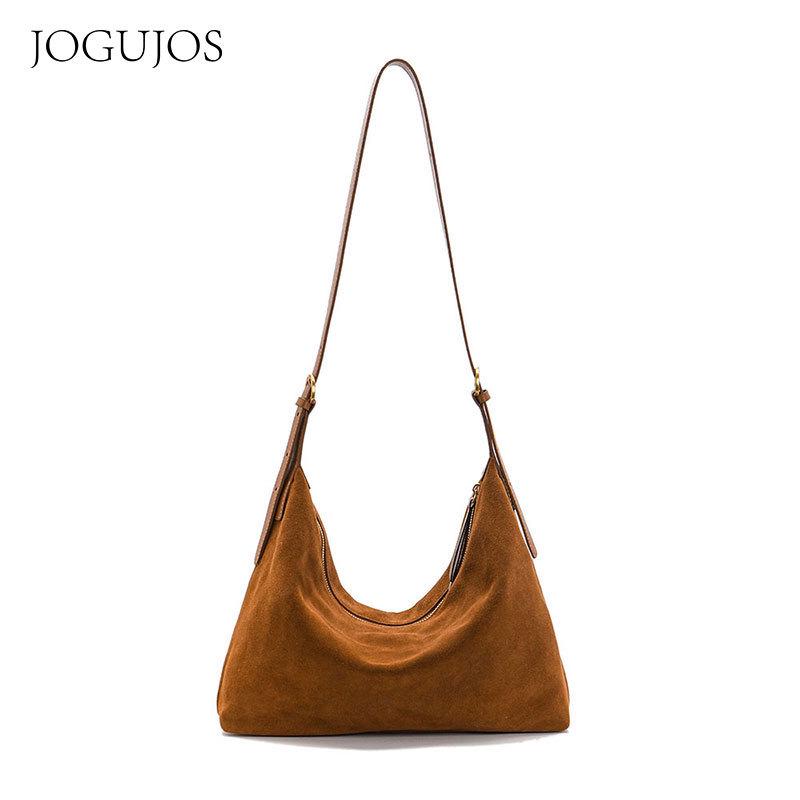 JOGUJOS Commuter замшевая женская сумка через плечо