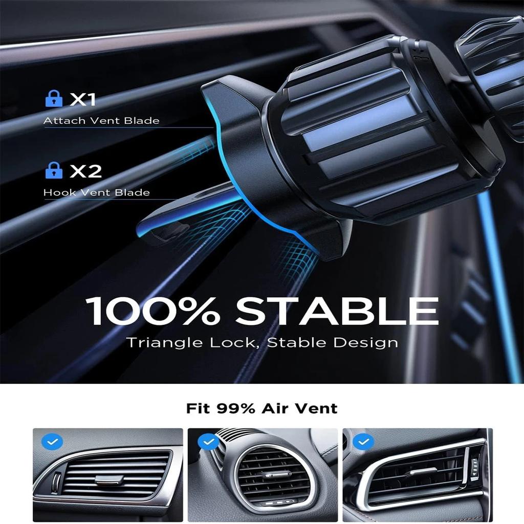 Держатель для телефона Magsafe в автомобиль, Мощный магнетизм, Премиальное качество, Управление одной рукой, Металлический крючок, Магнитное крепление для телефона в автомобиль