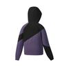 Fila Fitness Series Fashion Comfortable Casual Sports Color Block Loose Hoodie Women Hoodies Purple A11W541212FPU