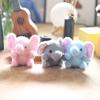 1Pc Birthday Gift Cute Elephant Stuffed Animal Plush Toy Keychain Soft Doll Car Keyring For Women Couple Children Bag Pendant