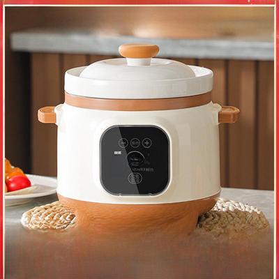 Многофункциональная электрическая кастрюля для каши и супа - керамическая мини с таймером и функцией записи на прием