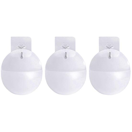 3шт настенный горшок для растений пластиковый цветочный горшок корзина кашпо домашний декор сада