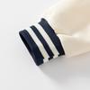 Boys Fleece Baseball Jacket V Neck Letter Print Warm Casual Outerwear Fashion Clothing for Toddler and Kids